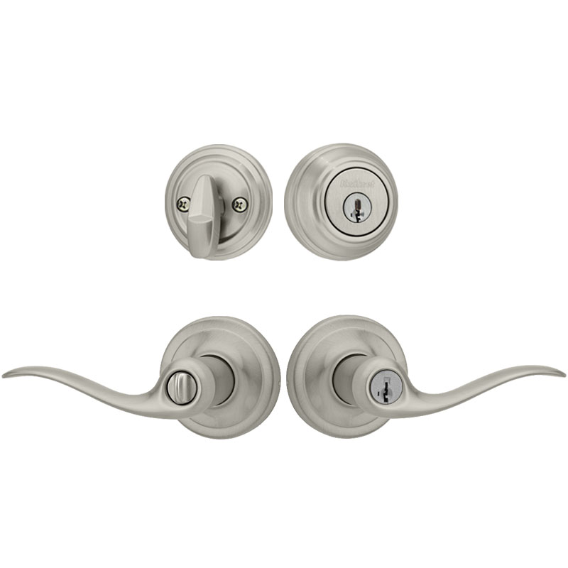 Kwikset 917 Series SmartCode Electronic Tustin Lever Satin Nickel