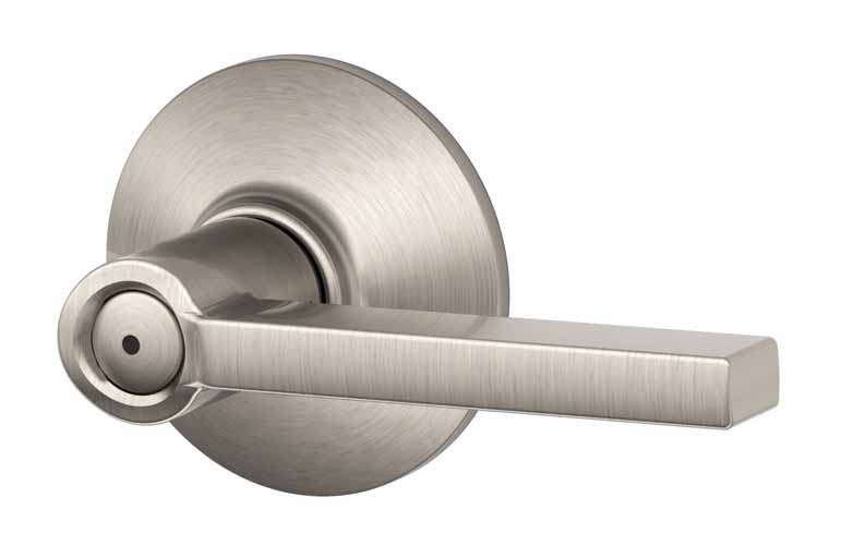 Schlage Latitude Satin Nickel Passage Lever, F10LAT 619