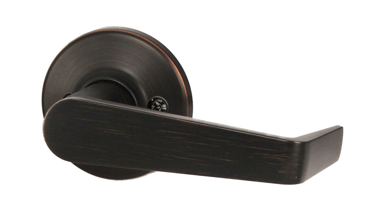 Kwikset Carson Lever Storeroom Keyed Entry - SmarkKey Venetian