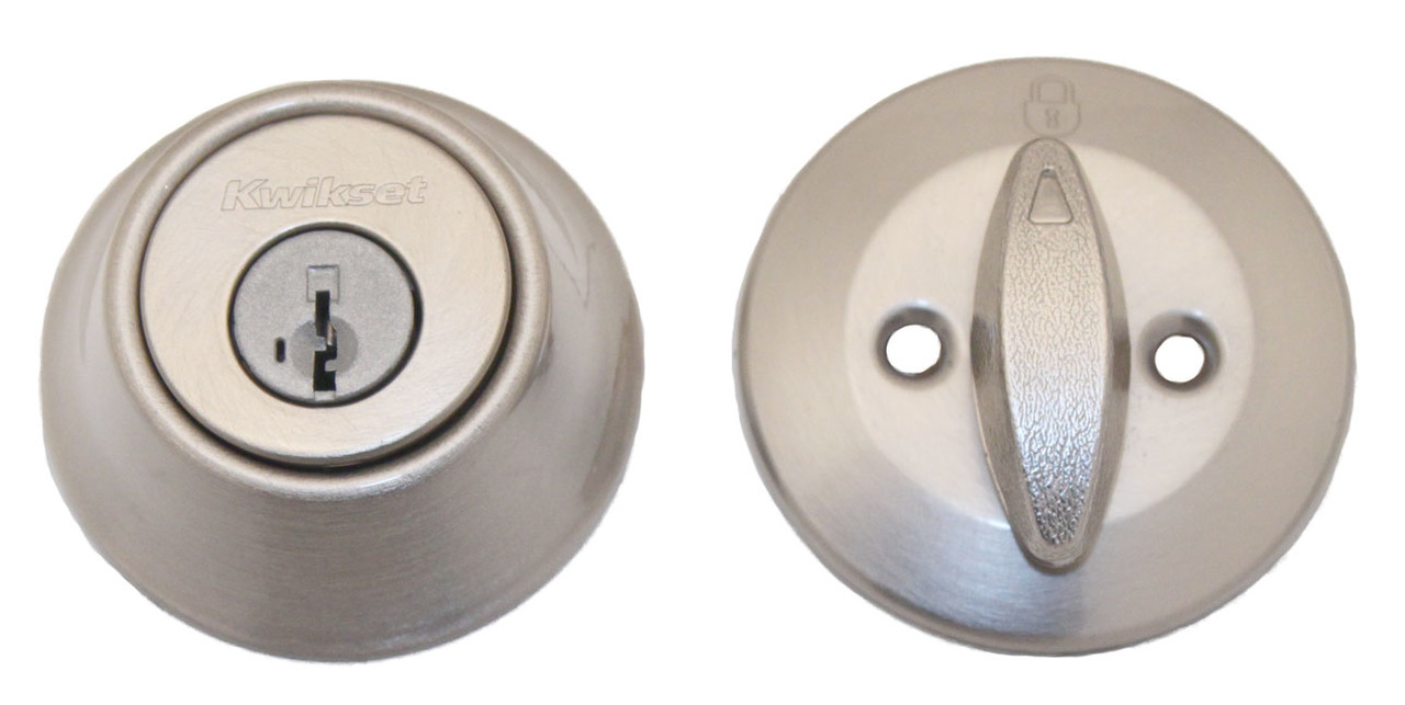 Kwikset / 660 Deadbolt / Single Cylinder - SmartKey / Satin Nickel