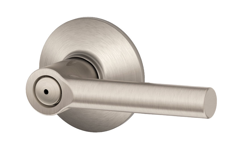 Schlage / Broadway Lever / F51A Keyed Entry with B60 Single Cylinder  Deadbolt Combo Pack / Satin Nickel / FB50BRW619