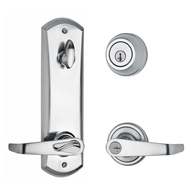 Chrome Swinging Glass Door Lock For single Door, 1/4 thick - Lock  Connection®, LLC