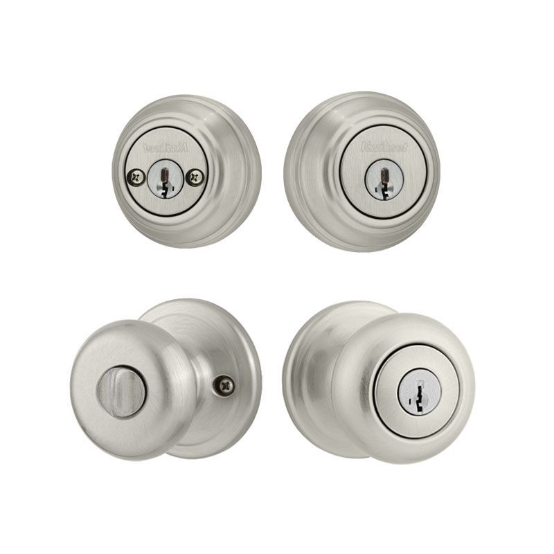 Kwikset Juno Knob Passage Satin Nickel | Get Free Shipping