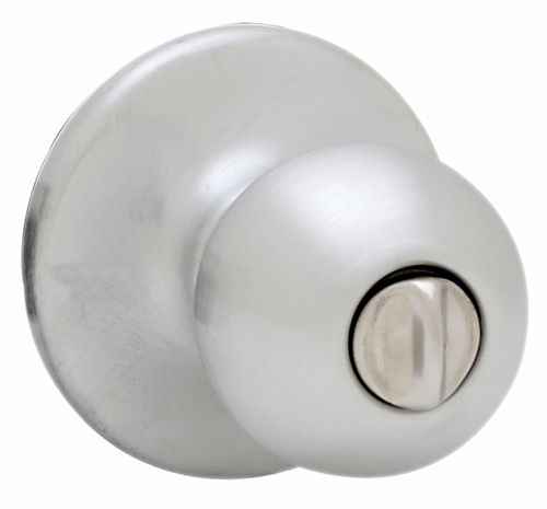 Kwikset Polo Knob Storeroom Keyed Entry Satin Chrome, 450P 26D