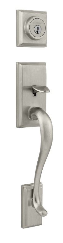 小物 hhhttt Kwikset Hawthorne Handleset Double Cylinder - SmartKey Satin