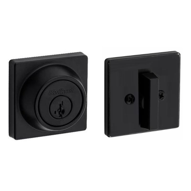 Kwikset Series Casey Matte Black Exterior Keyed Entry Door Handle with  Smartkey in the Door Handles department at