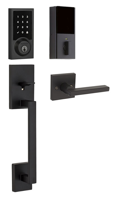 WS クリーブランド SEC Kwikset San Clemente Handleset with 916 Electronic Deadbolt