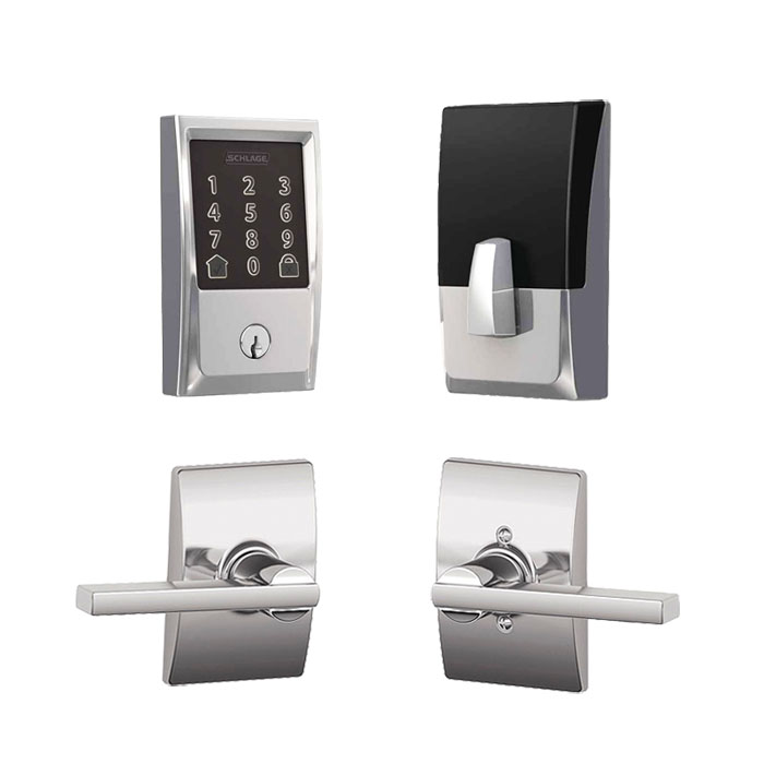 Schlage BE479 Century Sense Touchscreen Deadbolt Single