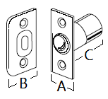 Ball Catch With Face Plate Dimensions