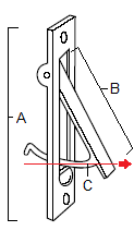 Don-Jo Edge Pull Dimensions