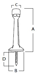 Rigid Door Stop Dimensions