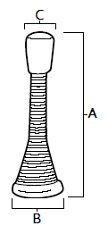 Spring Door Stop Dimensions