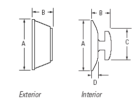 Halifax 158 Deadbolt Dimensions