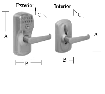 Schlage Fe595-ply-626-ela Satin Chrome Plymouth Elan Keypad Entry with Flex Lock