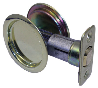 kwikset passage polished lock brass pocket round door