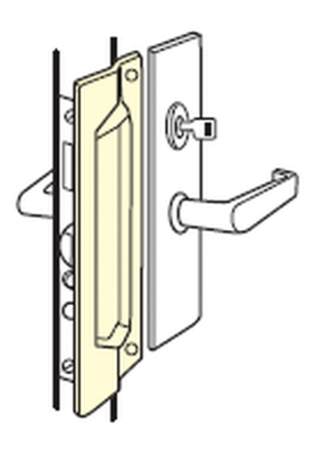 3 x 11 Latch Protector Cut-Out with pin zinc Latch Guard LP210Z 3 x 11 Latch Protector Cut-Out with pin zinc Latch Guard LP210Z