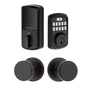 Kwikset / Pismo RDT Passage Knob + 942 Aura Electronic Deadbolt