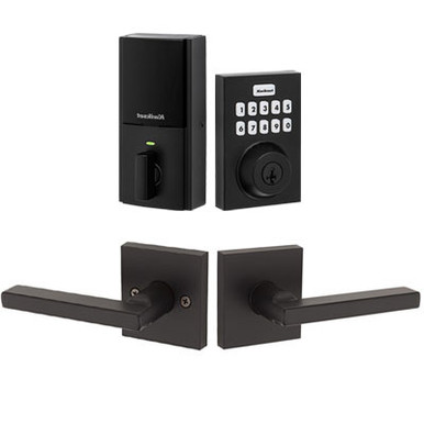 Kwikset / Halifax SQT Passage Lever + HC620 Electronic Deadbolt
