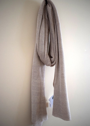 Oyster cotton scarf