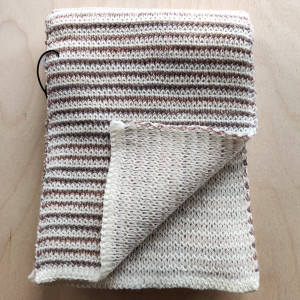 Children's Scarf - Cream/Grey/Pink