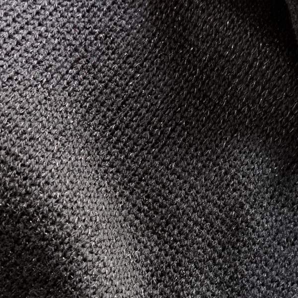 black with black lurex