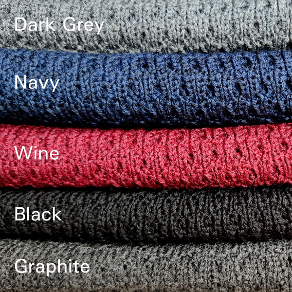 Textured Single Loop Scarf / Snood