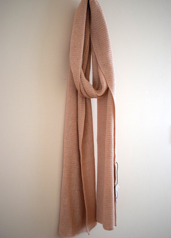 Blush cotton scarf