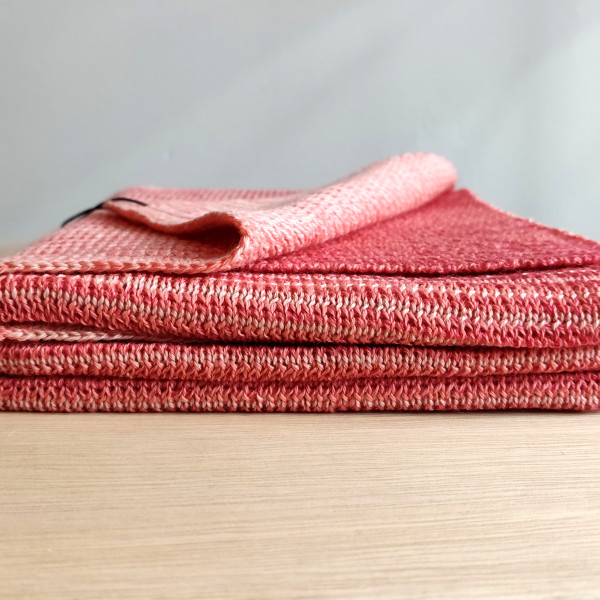 Pink & Coral Merino Baby Blanket