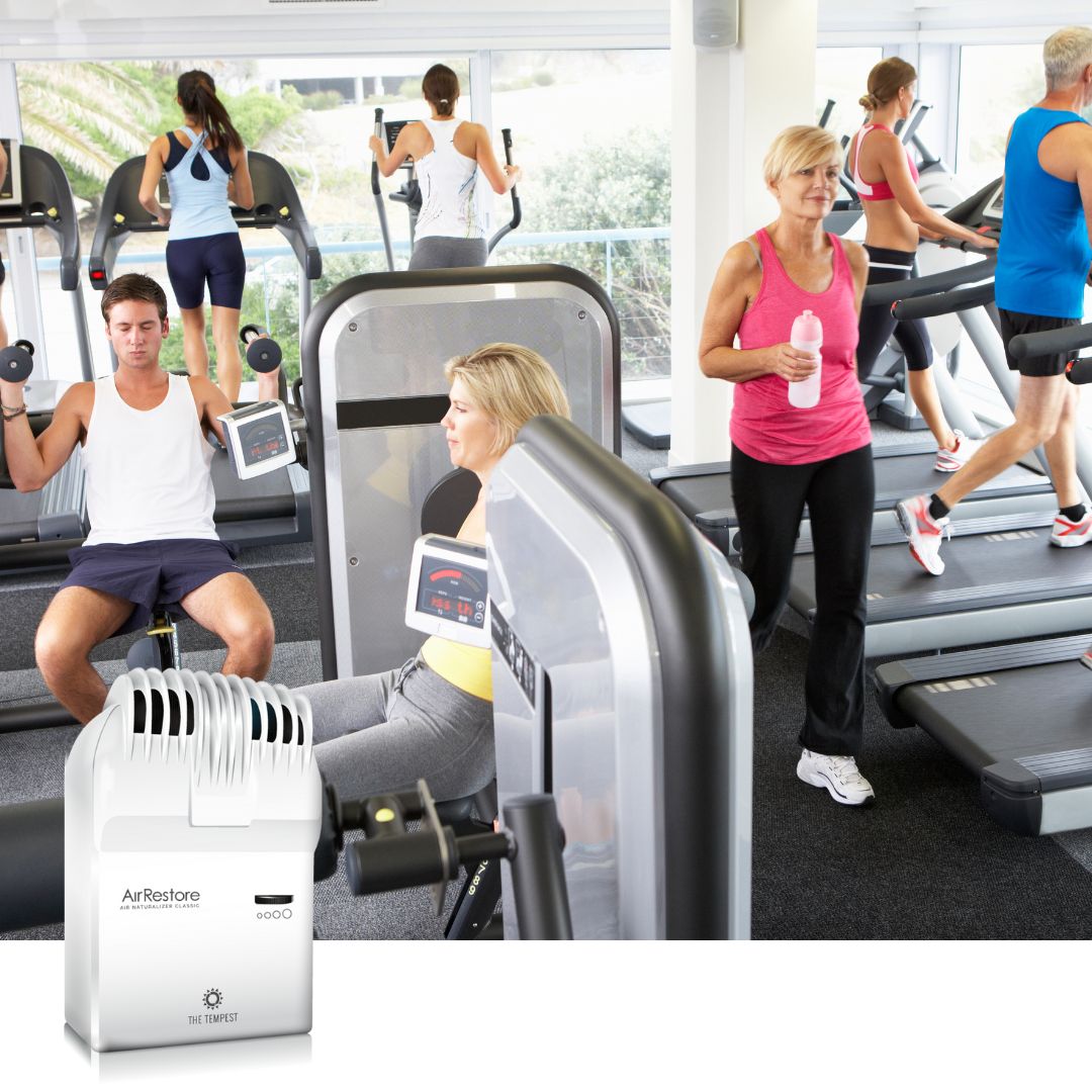 gym with people exercising - air purifier, naturalizer, AirRestore