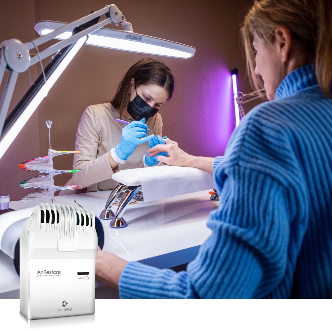 nail technician- air purifier, naturalizer, AirRestore