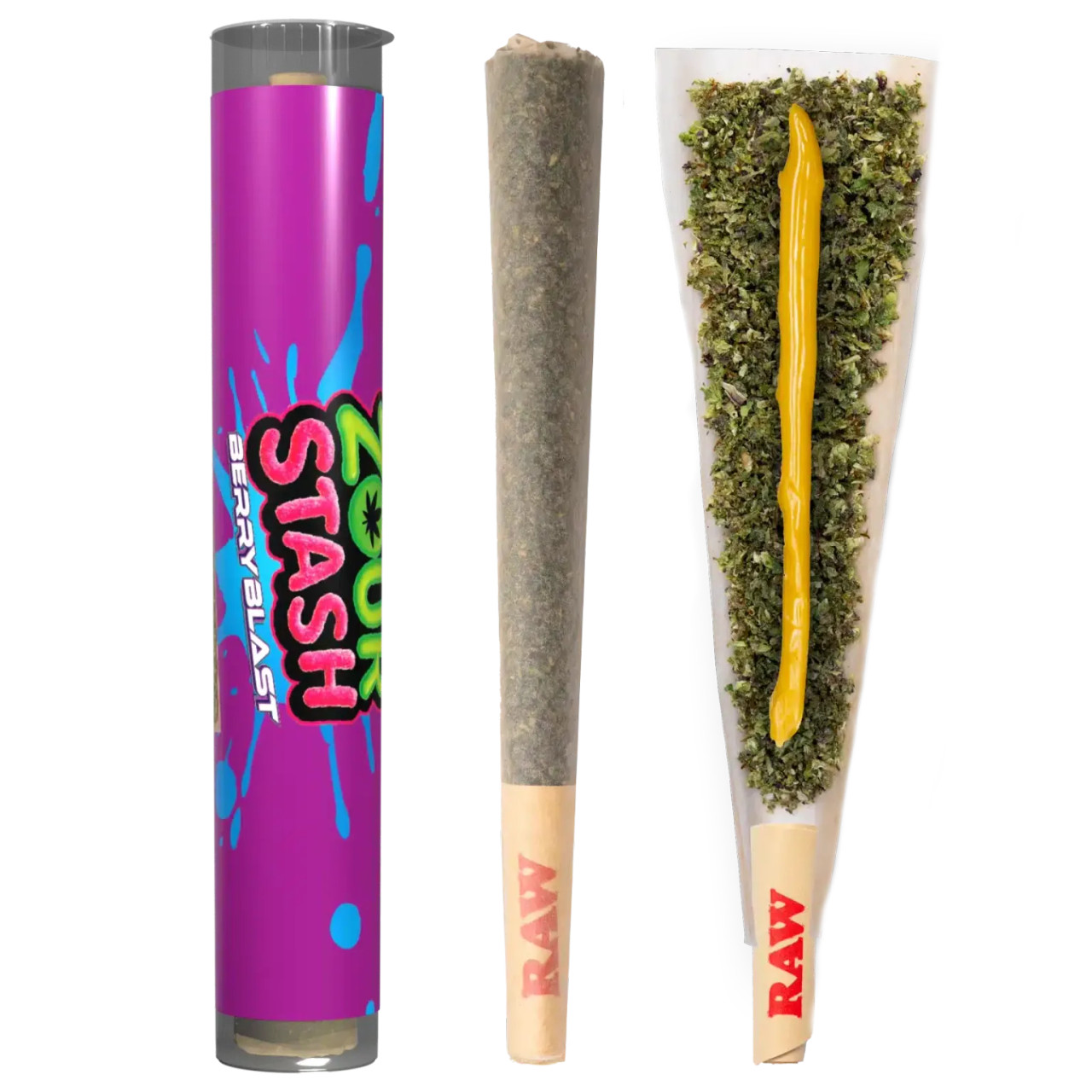 Zour Stash 2g THCa Hash Hole Preroll | Premium Infused Hemp Blunt