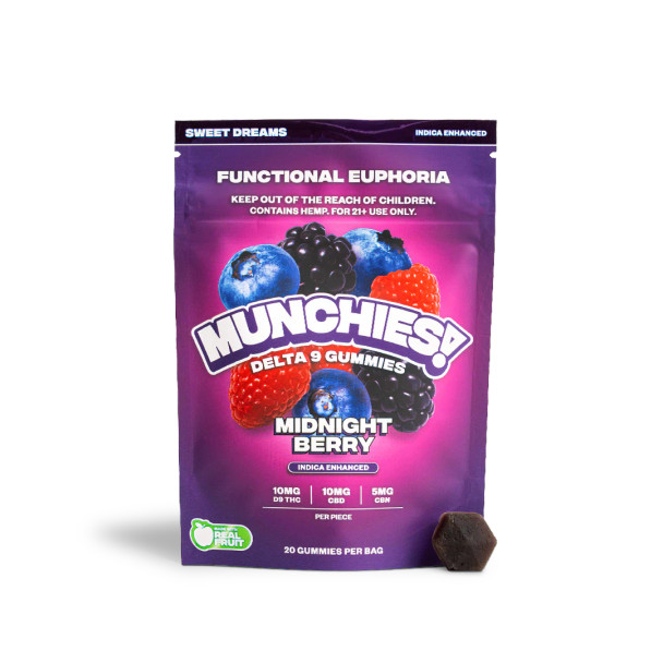 Midnight Berry - Euphoria Delta 9 Gummies   THC + CBD + CBN