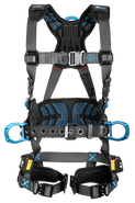 FT-One™ 3D Construction Belted Full Body Harness, Quick Connect Adjustments