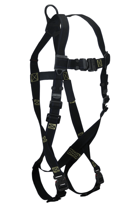 Arc Flash Nomex 1D Standard Non-Belted Full Body Harness, Quick Connect Adjustments