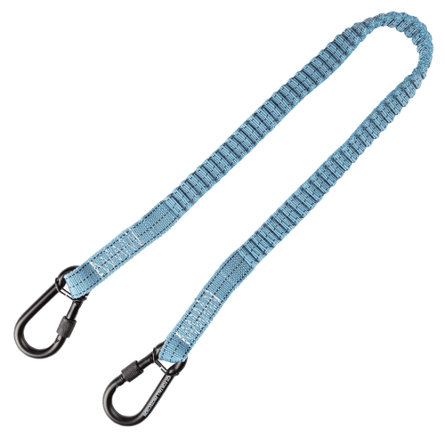 15 lb Tool Tether with dual steel screwgate carabiners, 36", 1/pk