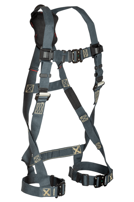 FT-Weld 1D Standard Non-Belted Full Body Harness, Quick Connect Buckle Leg Adjustment