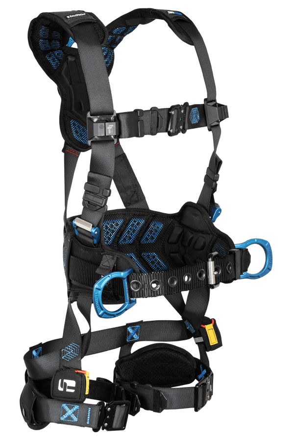 FT-One 3D Construction Belted Full Body Harness, Quick Connect Adjustments