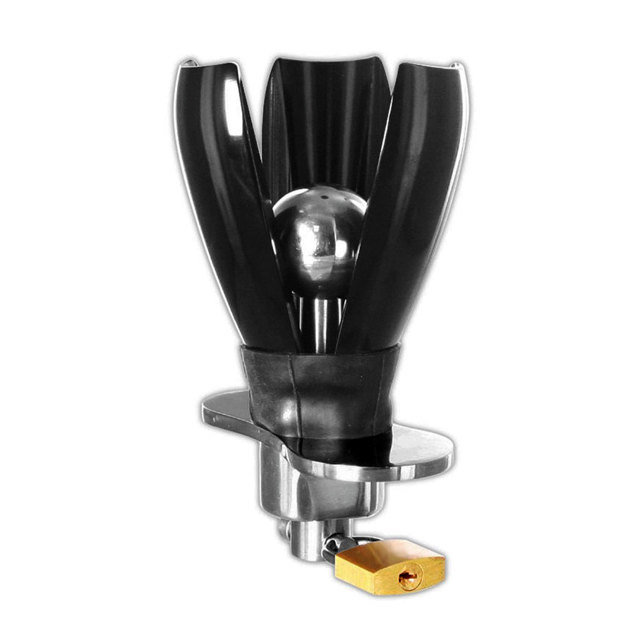 Buy the Deluxe Anal Chastity Pear of Anguish Steel Locking Anal Plug ...