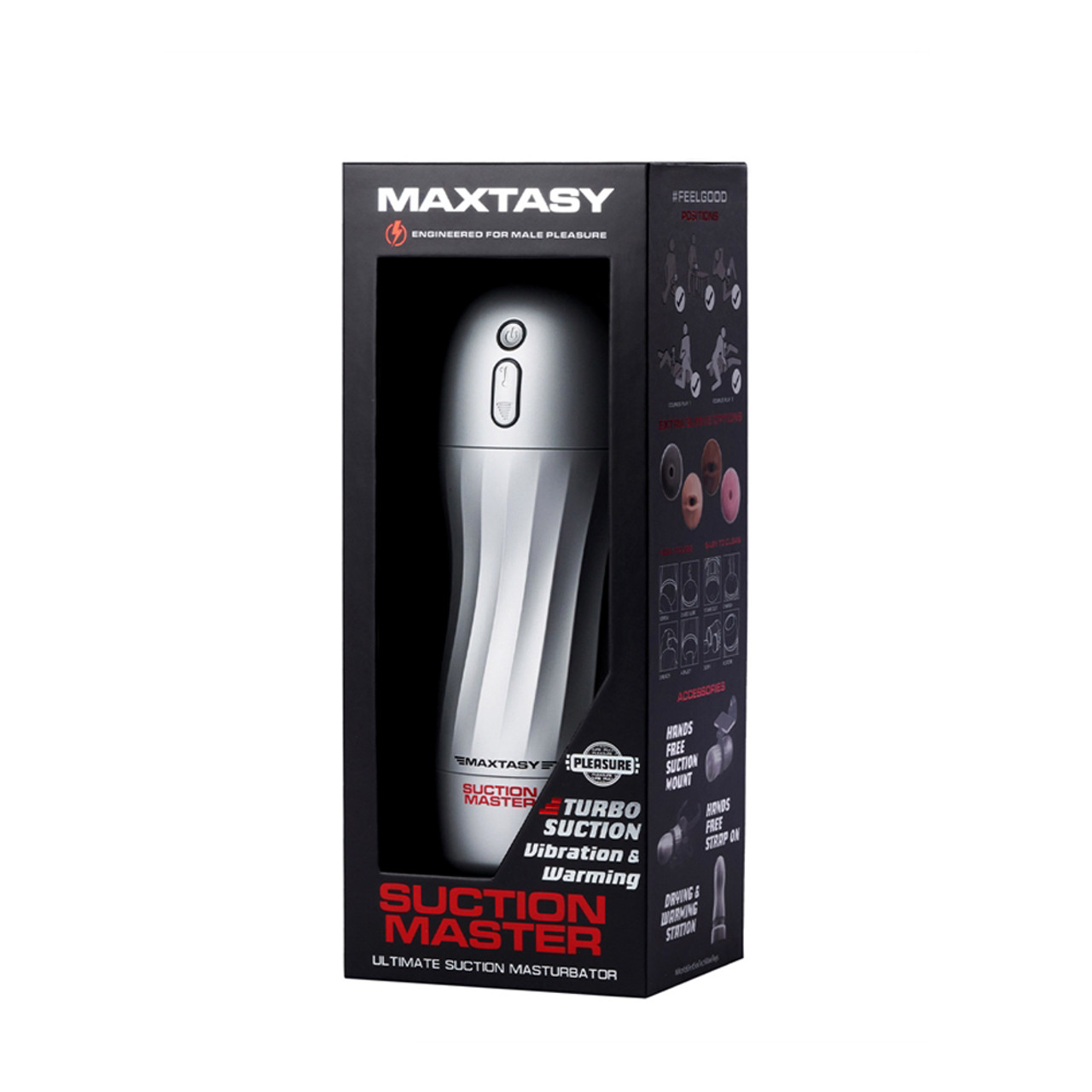 Buy The Suction Master 20 Function Rechargeable Realistic Mouth Sucking Warming Vibrating Male