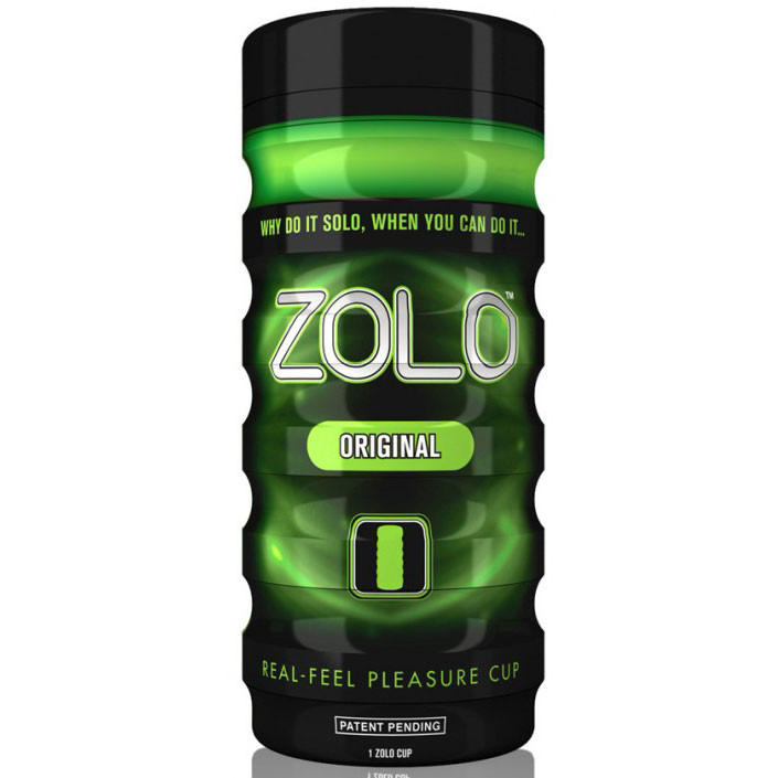 Buy the Zolo Cup Green Original Real Feel Pleasure Cup Stroker Male  Masturbator