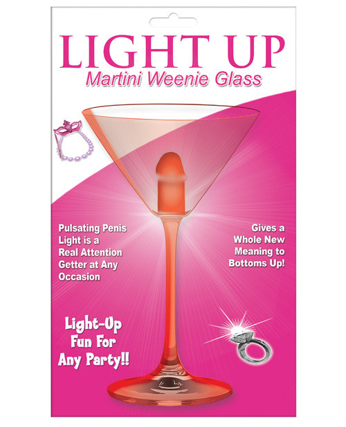 HOTT Products Light Up Martini Weenie Glass Red - Dallas Novelty - Online Sex  Toys Retailer