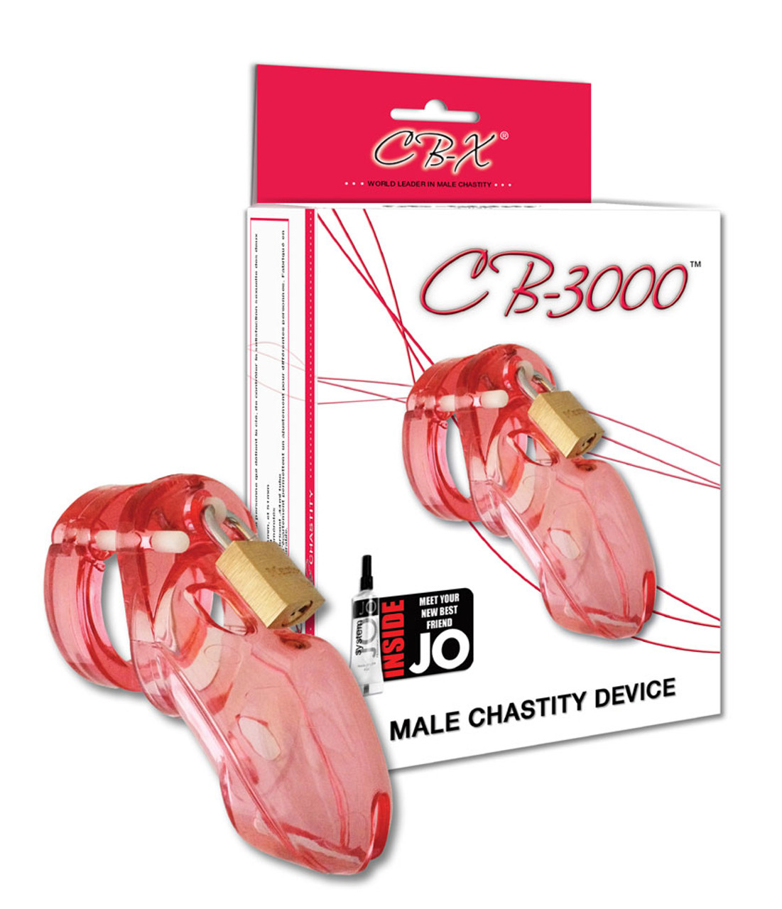 Cb X Cb 3000 Male Chastity Device Pink