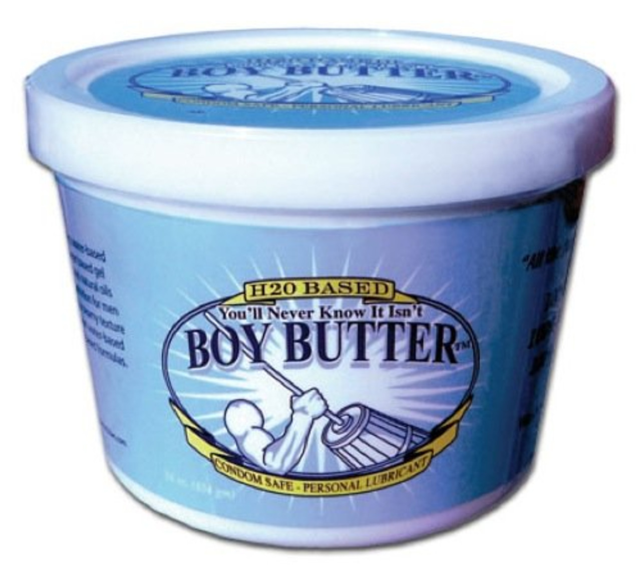 Boy Butter H20 Water-Based Cream Lubricant 16 oz Tub