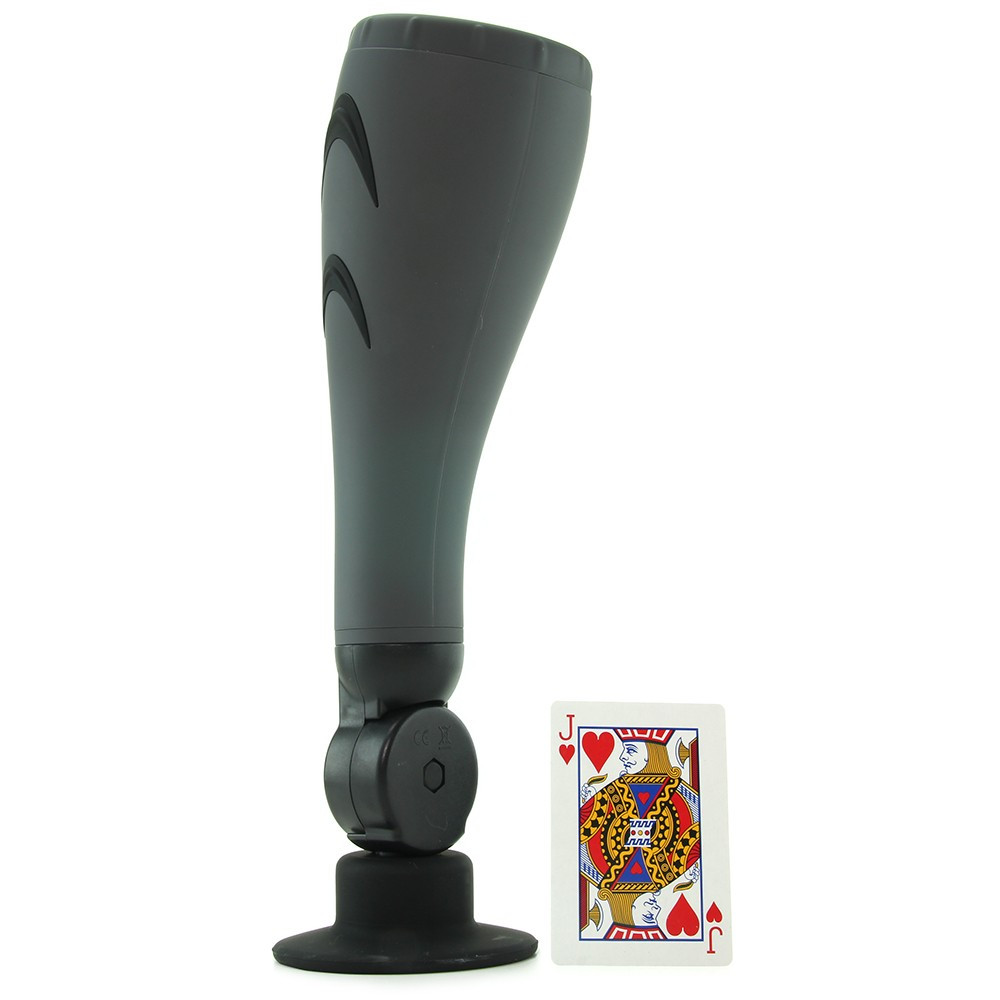 Apollo 30-function Hydro Power Stroker with Wall-mount Suction Cup Gray -  Dallas Novelty - Online Sex Toys Retailer
