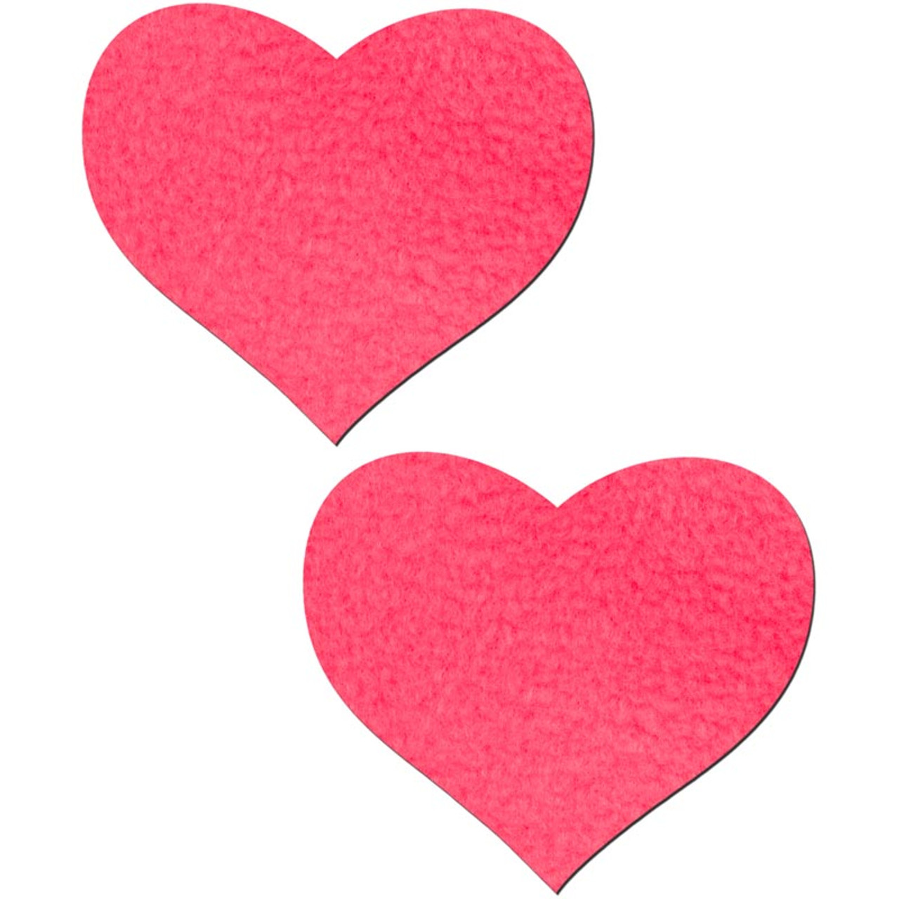 Pastease Neon Pink Day Glow Heart Shaped Pasties Dallas Novelty