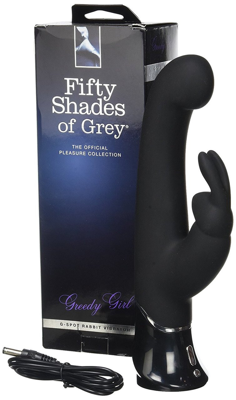 Buy the Fifty Shades of Grey Greedy Girl 15-function G-Spot Rechargeable  Silicone Rabbit Vibrator -