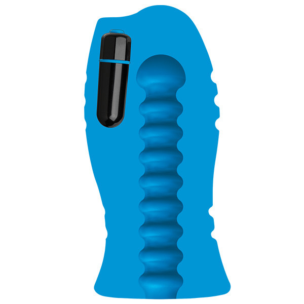 OptiMALE Vibrating Stroker Thick Ribs Blue - Dallas Novelty - Online Sex Toys Retailer OptiMALE Vibrating Stroker Thick Ribs Blue - Dallas Novelty - Online Sex Toys Retailer
