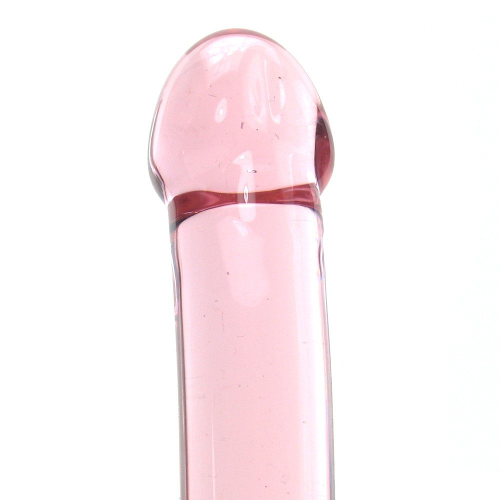 Spartacus Blown Basic Curved 6 inch Harness Ready Dong with Base Pink -  Dallas Novelty