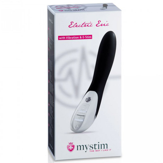 MyStim Electric Eric Silicone Rechargeable E-Stim Vibrator - Dallas Novelty 