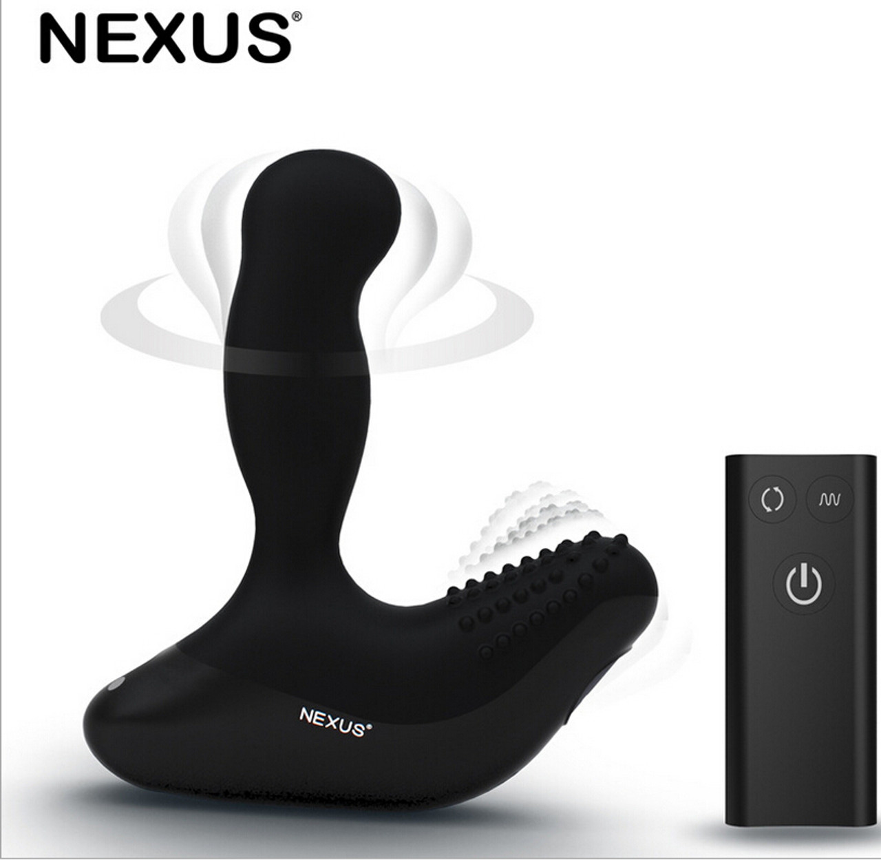 Nexus Revo Stealth Remote Rechargeable Vibrating Silicone Rotating Prostate Massager Dallas 